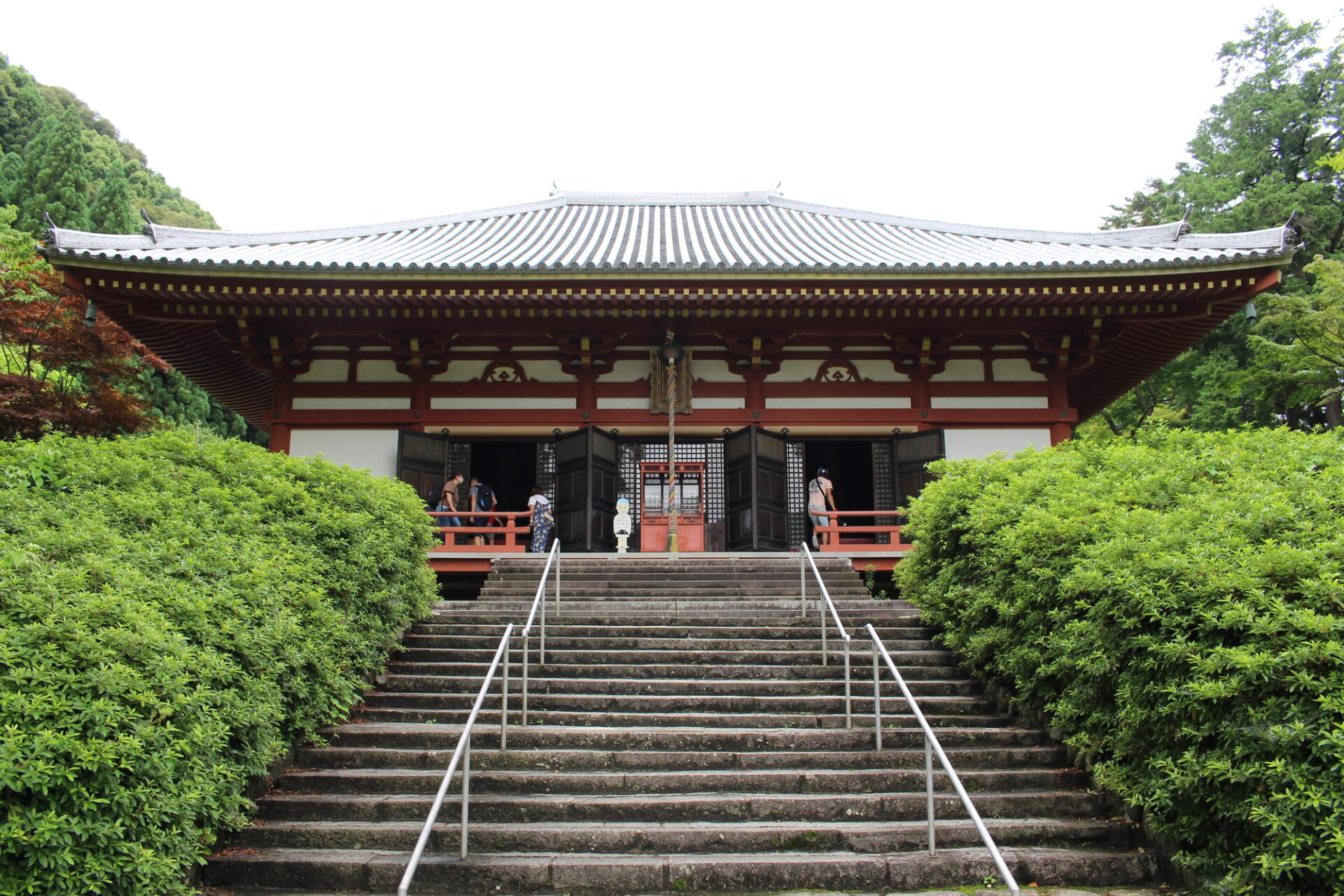 お寺の階段