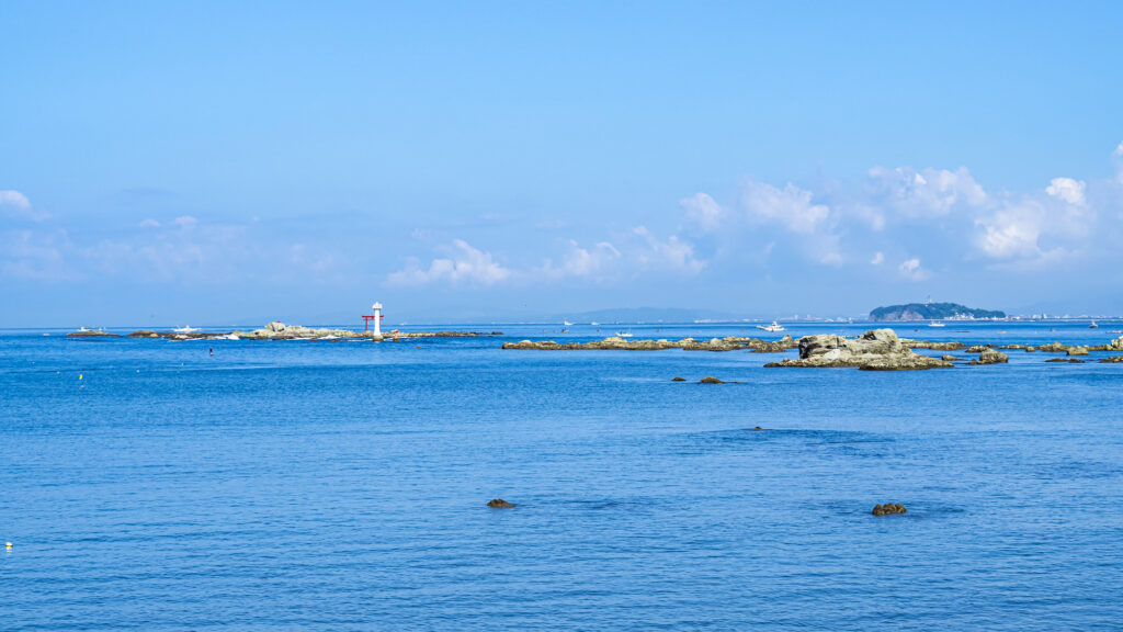 三浦半島近辺の海