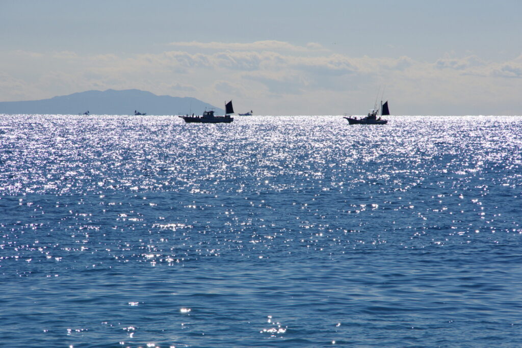 海と船の風景