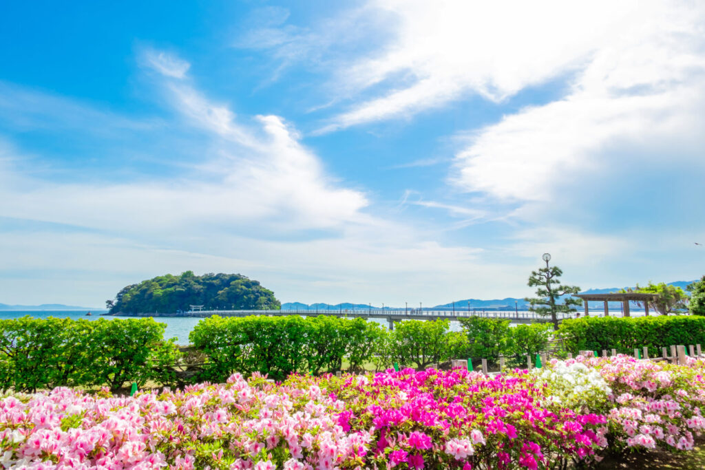 愛知県三河湾の景色