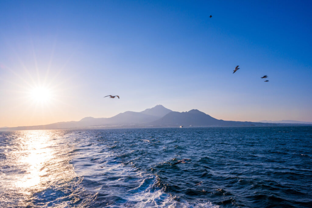 有明海から観える美しい風景